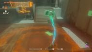 Picking the battery up using Ultrahand (Image via Nintendo)